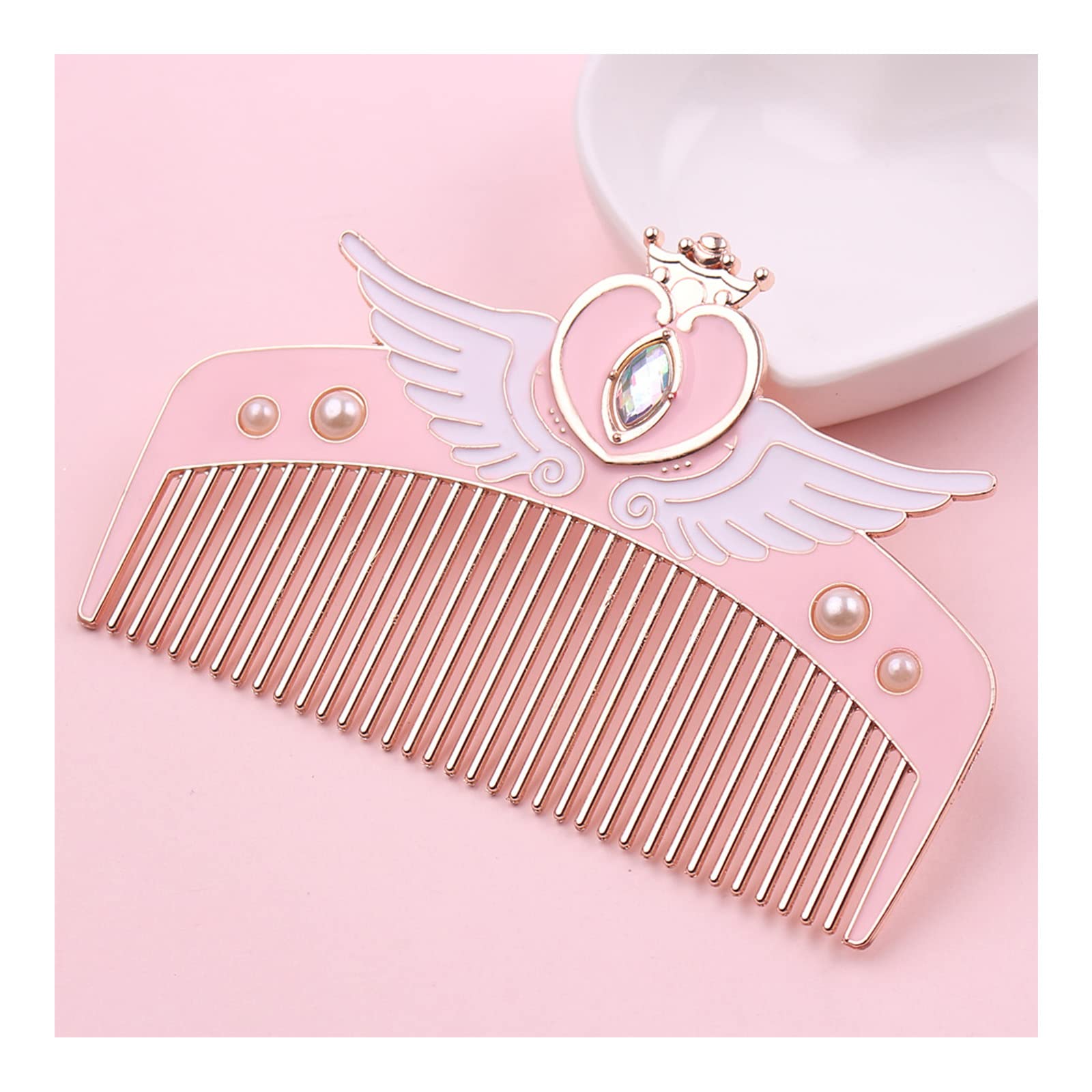 

Cute Sailor made of smooth metal with a smooth Perfect for salons and home A stylish and cute Moon-inspired comb, finish. use. gift.