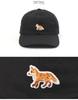 MAISON KITSUNE Baby Fox Cap Hat OW06109WB0026 [Maison Kitsuné] 6-Piece Men's & Women's (Black) [Item]