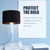 Cloth Craft Lampshade Table Light Cover For Bedroom Living Room Decor Dust Protection Simple Warm Lighting Cloth Lamp
