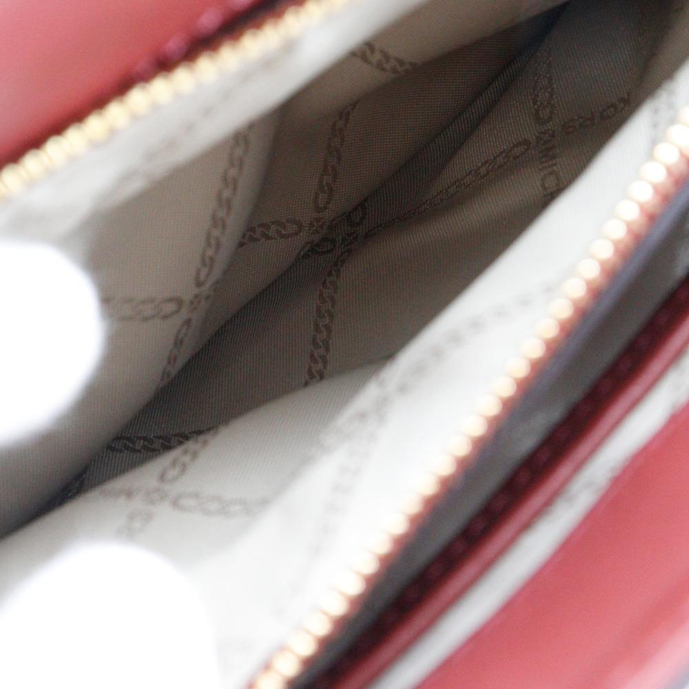 Michael Kors Whitney Shoulder Bag 30F8GXIL3T ChainShoulder Red Calfskin Women Used