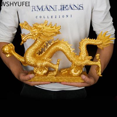 Novo estilo de decoração de resina de dragão da sorte, sala de estar, quarto, estudo, decoração criativa, abertura de loja, artesanato auspicioso wshyufei