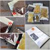 PERCUST Aluminum Metallized Reusable Bags with 50 Storage Bags Zipper, Transparent, Waterproof, 24x37cm, Bags,