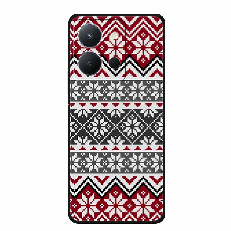 For Vivo Y36 4G Case Luxury TPU Soft Silicone Phone Cases Back Cover For VivoY36 4G Russian Version Shockproof Flowers New Funda