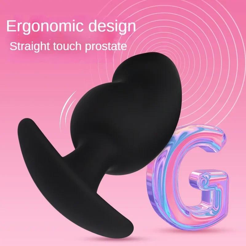 100% Safe Silicone Dildo Anal Plugs Sex Tool for Men Prosate Massager Butt Plug Unisex Sex Toy For Man Juguetes Sexuales 18+