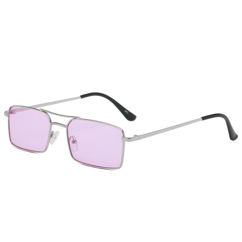 JYL TS Korean Cat Eye Sunglasses Street Shot UV Protection 345 A-4631 розовый щербет