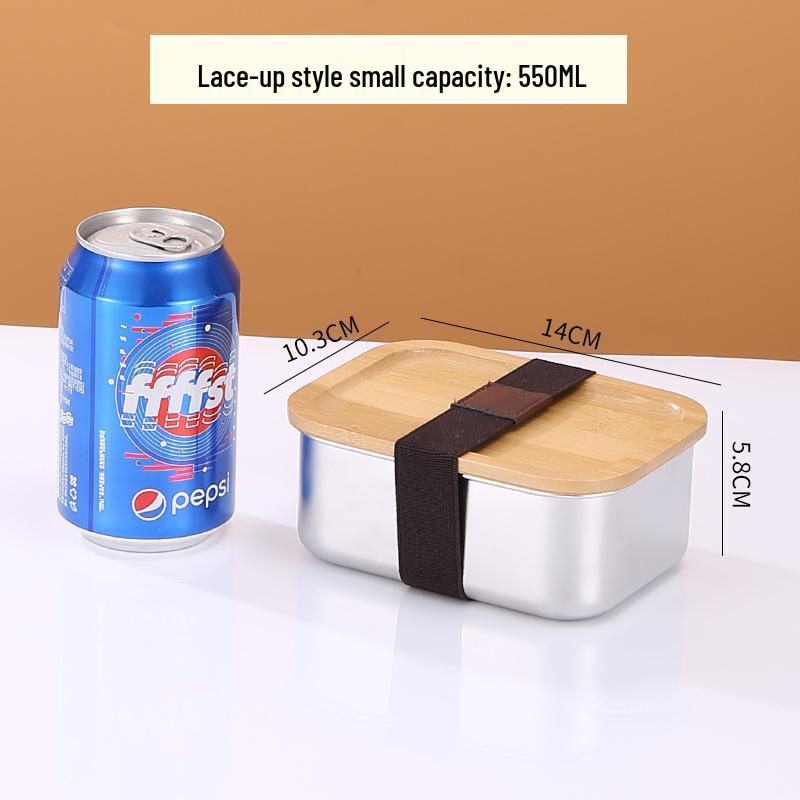 304 Stainless Steel Bento Lunch Box for Adults, Students, and Office Workers with Lid
