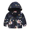 Bedruckte Jacke Strickjacke Kinder Mädchen Jungen Kapuzen Langarm Reißverschluss Blumen Auto Cartoon Windjacke