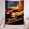 Film Fast Furious Hängendes Bohème-Wandteppich Hängendes Tarot Hippie Wandteppiche Schlafsaal Japanischer Wandteppich