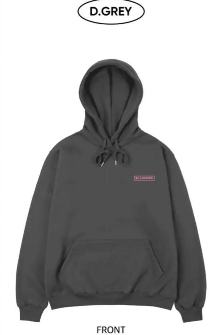 

[USED] BLACKPINK BORNPINK Hoodie, Gray