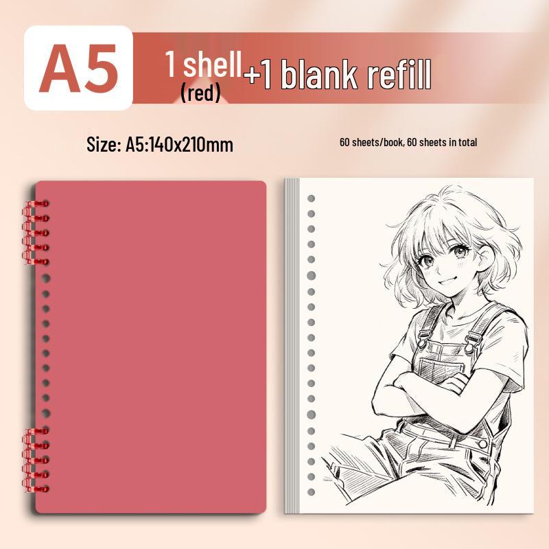 Morandi Detachable Student Sketchbook - Thick, Comfortable, Colorful Art Drawing Pad