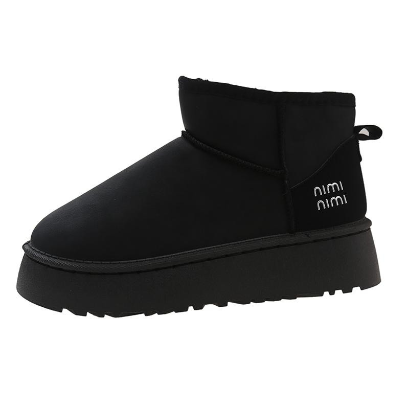 2024 Новые утолщенные пушистые женские зимние ботинки Удобные теплые ботильоны Женская — фото 9