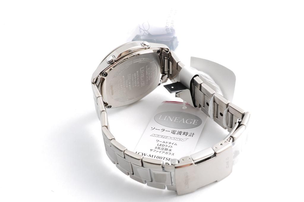 CASIO LINEAGE LCW-M100TSE-1AJF Titanium Atomic Solar Radio Quartz Men Watch NEW