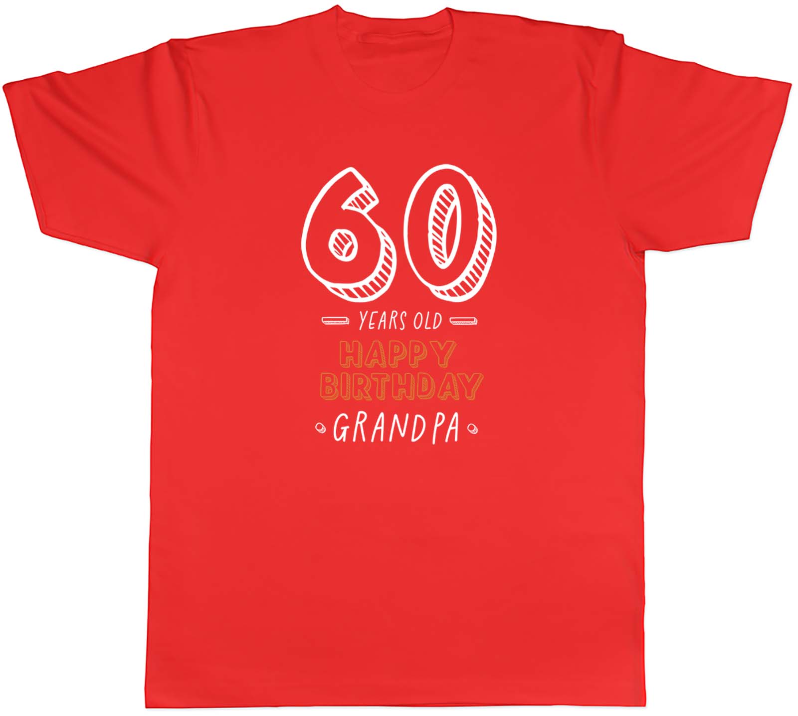 Personalised Happy Birthday Grandpa Celebration Unisexs Unisex TShirt Tee Gift S