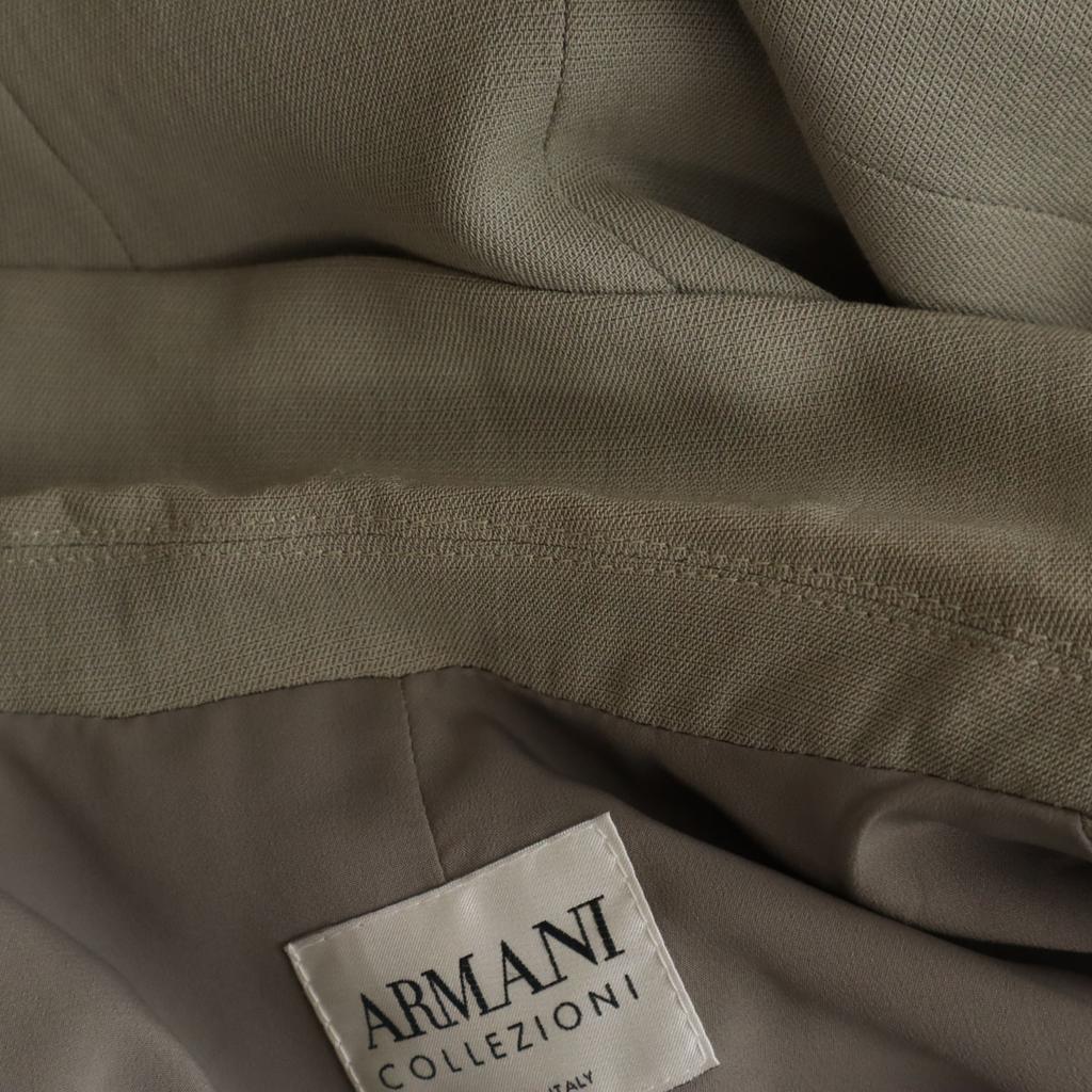 Armani Collezioni Made In Italy Tailored Jacket 40 Light Gray Women Used