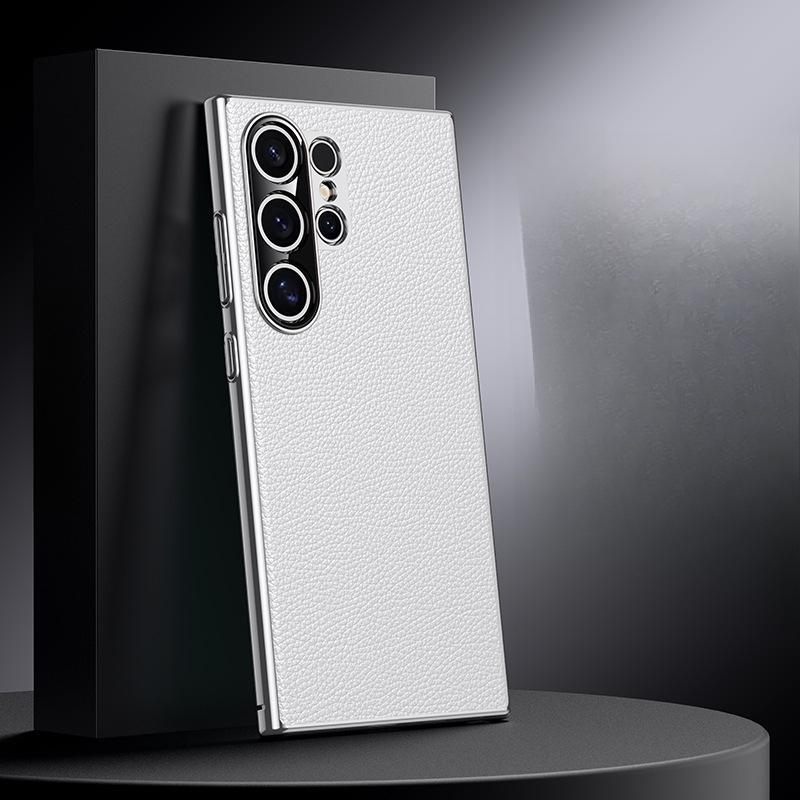 

Подходит для чехла для мобильного телефона Samsung S24Ultra Galaxys24u Бизнес Все включено 24PLUS Противоударный Кожаный чехол премиум-класса Samsung Galaxy S24