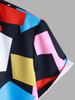 Men's Geometric Short Sleeve Casual Shirt - Summer 2022 Collection