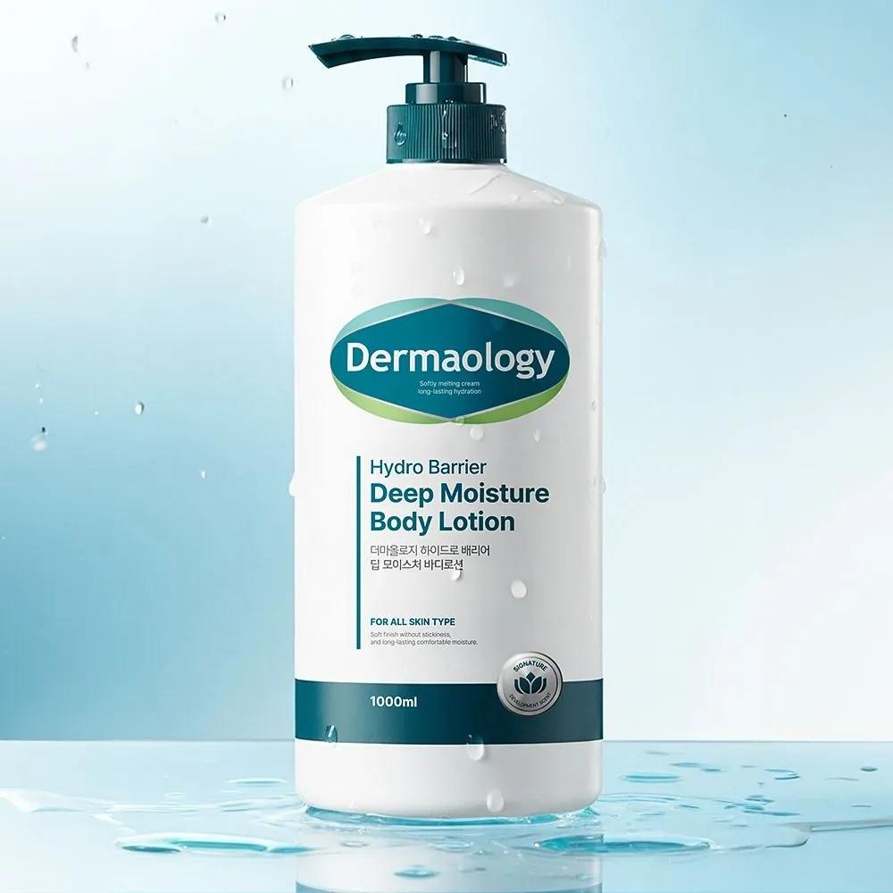 Dermaology Deep Moisture Body Lotion 1L Large Size, Fragrant, Highly Moisturizing Perfume Body Cream for Men and Women