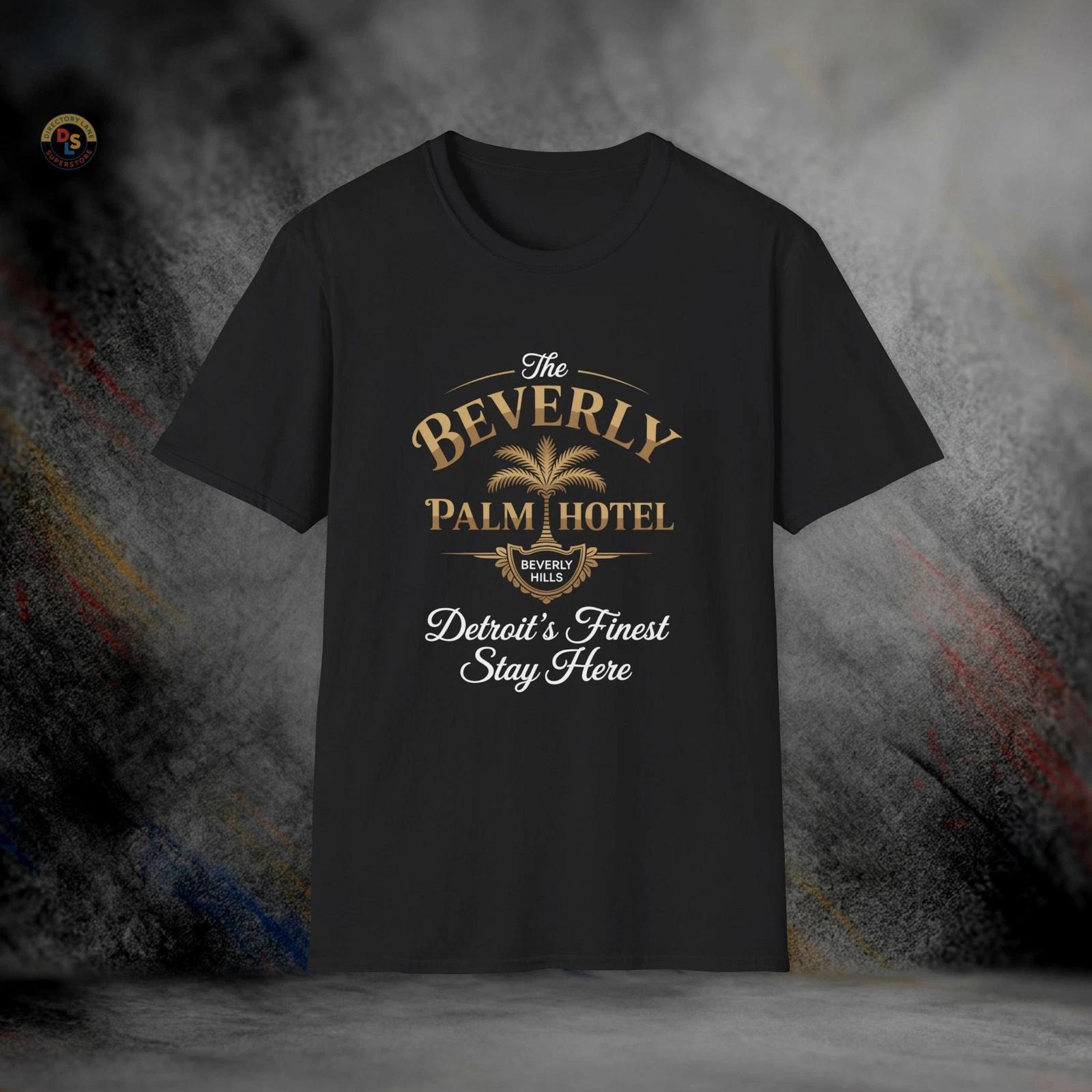 Beverly Palm Hotel Axel Foley Beverly Hills Cop T-Shirt | Softstyle Tee XXXL