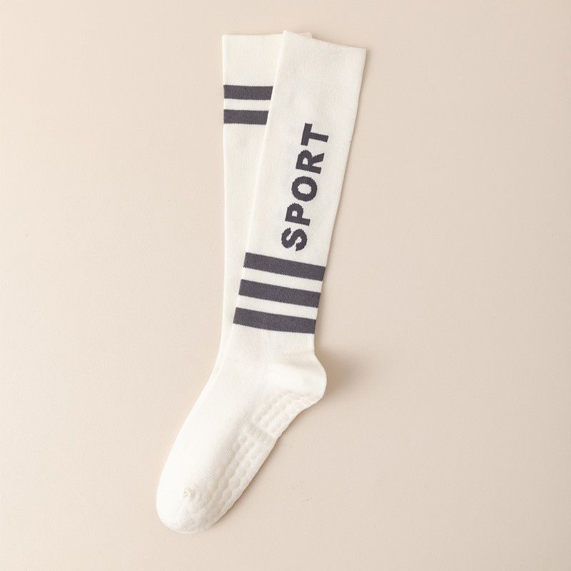 

Fat Pear Diary Professional Yoga Socks Female Calf Socks Fitness Dance Pilates Non Slip Sports Yoga Room Socks White
