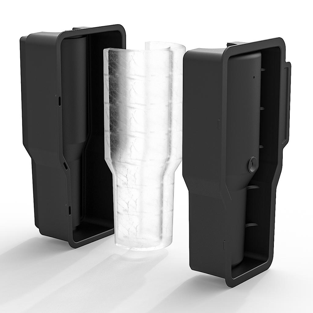 1pcs Silicone Large Ice Cube Molds with Lids For 40oz Tumbler Cup Cylinder Ice Cube Trays Summer Necessary Kitchen Make Mould