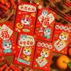 6pcs Chinese 2026 New Year Red Envelope Cartoon Spring Festival Envelope  New Year Gift