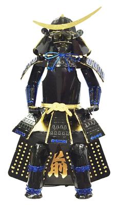 Tenyo Metalowe Nano Puzzle Wielokolorowe Zbroja Date Masamune Stal Nierdzewna Bez Kleju Laserowo Cięte Seria Zbroi Samurajskich 3D (T-ME-004M), Stal, Wymagane, 0,2m