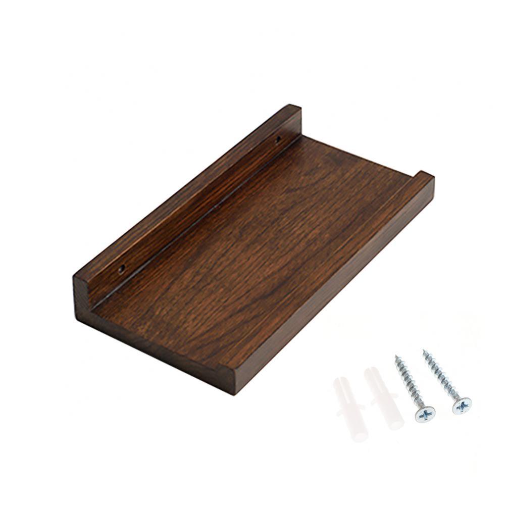 Wood Living Room Wall Mounted Storage Shelf Rack Display Bookcase Home Decor Wood Wall Shelf for living room