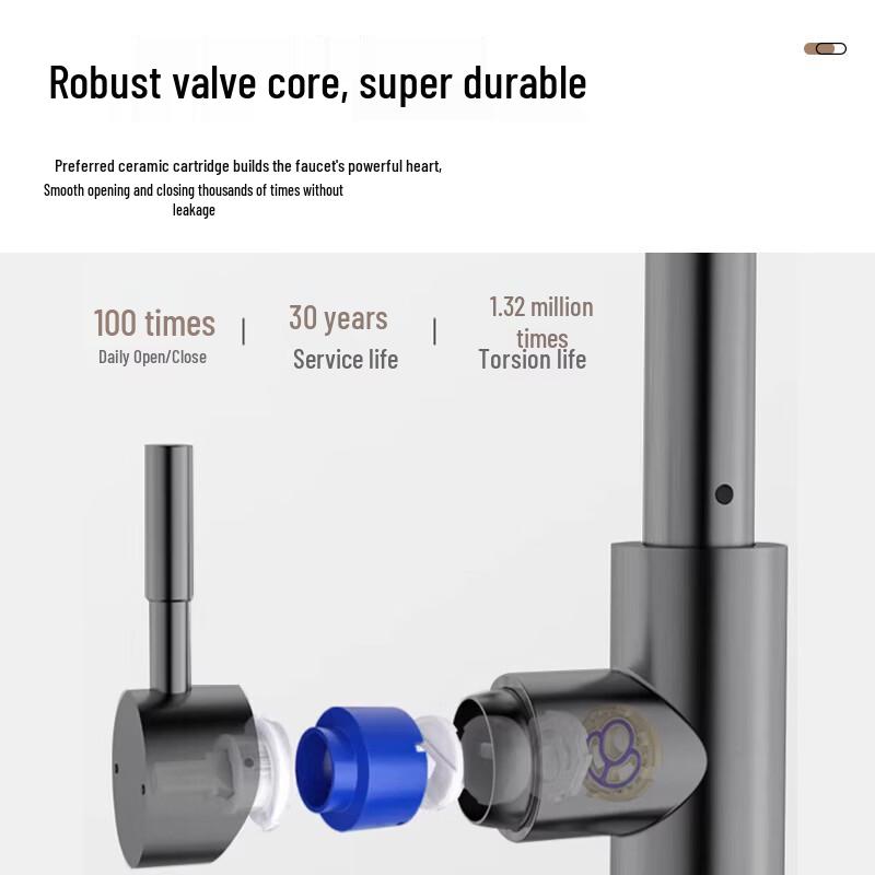 ARROW Stainless Steel Pull-Out Kitchen Faucet