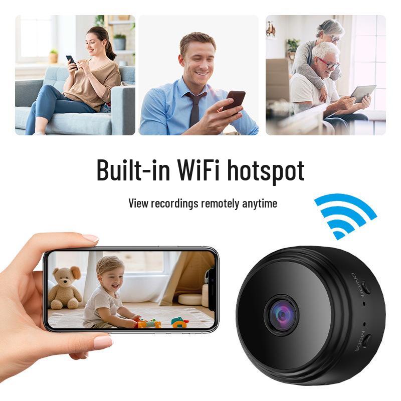 A9 Wireless HD Night Vision Home Security Camera with Magnetic Mount