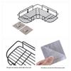 Punch-Free Bathroom Corner Shelf, Triangle Wall-Mounted Rack