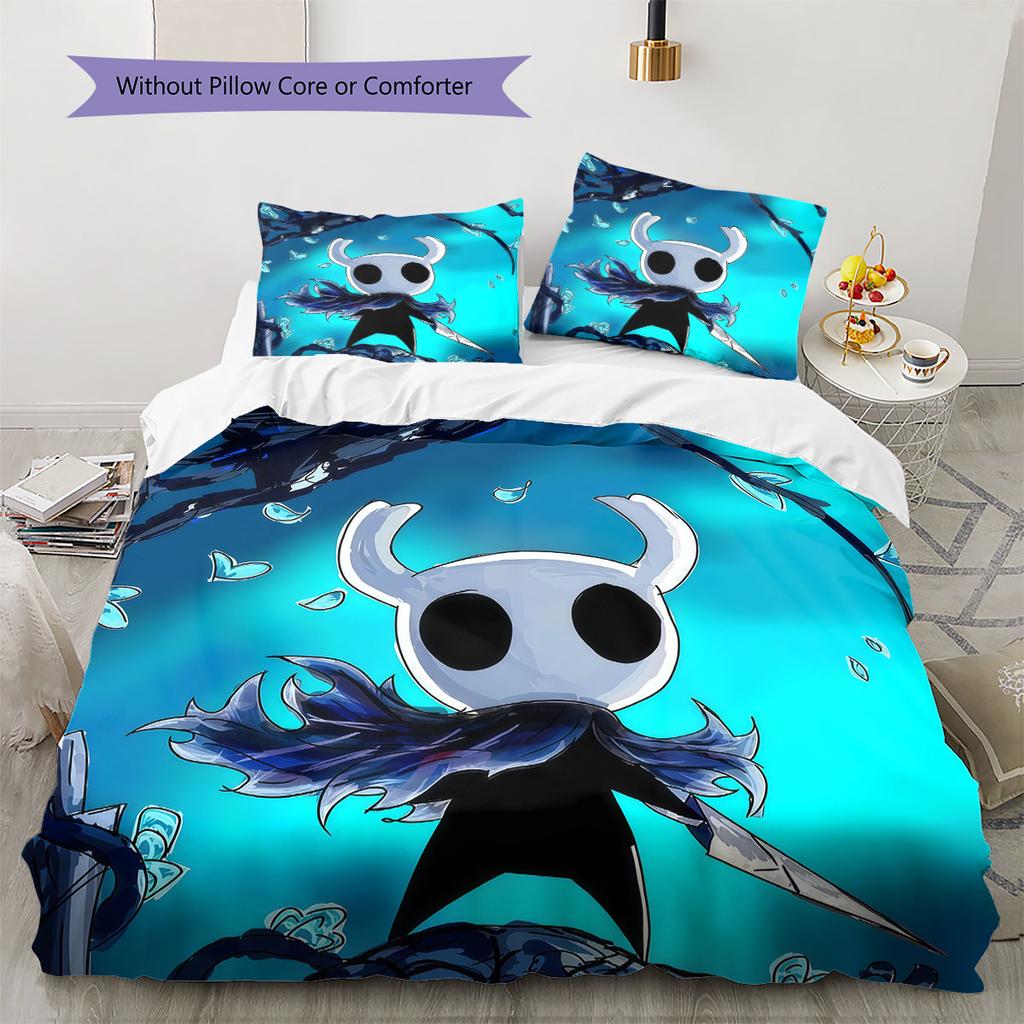 The Knight Bedding Quilt Set Quilt Cover Pillowcase Home Decoration Birthday Gift (1 * duvet cover + 2 * pillowcase, without core)