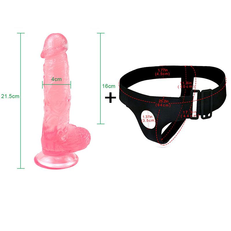 Lesbian Strapon Dildo Panties Realistic Penis Strap-on Dildo Butt Plug Belt Gay Anal Plug Suction Cup Sex Toys for Women