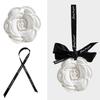 1/10PCS Camellia Gypsum Aromatherapy Pendant For Car Home Decor Suitable For Home Cabinets Drawers And Car Hanging Ornaments