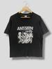Camiseta Vintage de los 90 con obra de Stephen Pizzurro para Antiseen, camiseta coleccionable de la banda hardcore punk americana GG Allin, doble cara, negra, Talla L