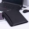 Multifunktionales Business-Portfolio Padfolio Mappe Dokumentenmappe Organizer A4 PU-Leder mit Visitenkartenhalter Notizblock