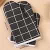 2pcs Oven Gloves Kitchen Baking Gloves Cotton Insulated Gloves Practical Microwave Oven Gloves