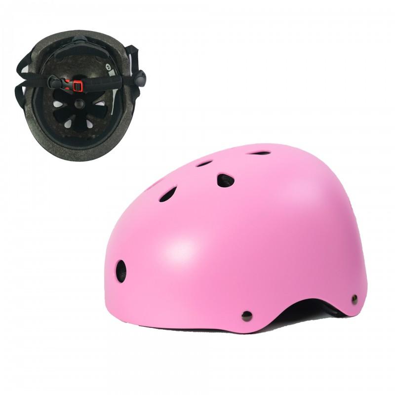 Kids Bicycle Helmet Matte Finish Adjustable Fit Lightweight Ventilated Half Cycling