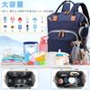 Large Capacity Lightweight with Heat Retention Waterproof Diaper Stylish Baby Goods Storage Commuting Preparation for Childbirth [KAKOKA] Mother's