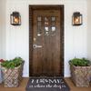 Home Is Where The Dog Is Doormat Non-Slip Entrance Kitchen Bathroom Door Floor Mats  Garden Carpet Rug