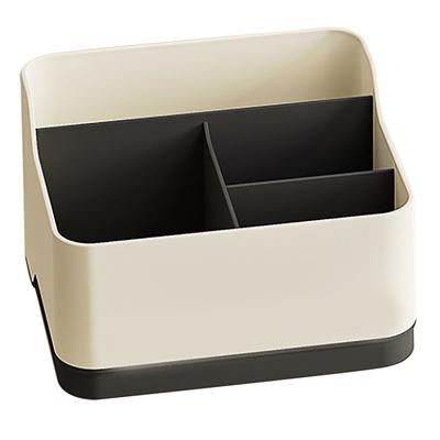 Držák dálkového ovládání Multifunkční stolní úložný organizér Box Kontejner 4 přihrádky na stůl