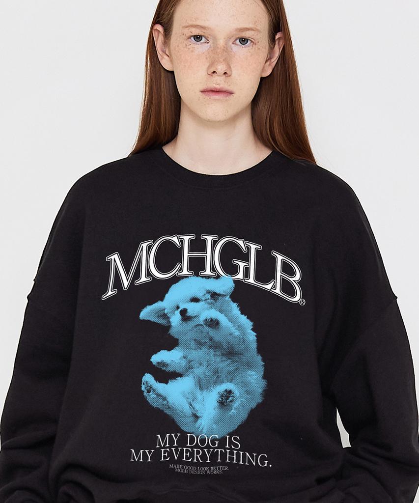 MATCHGLOBE Fly Puppy Sweatshirt (Black)