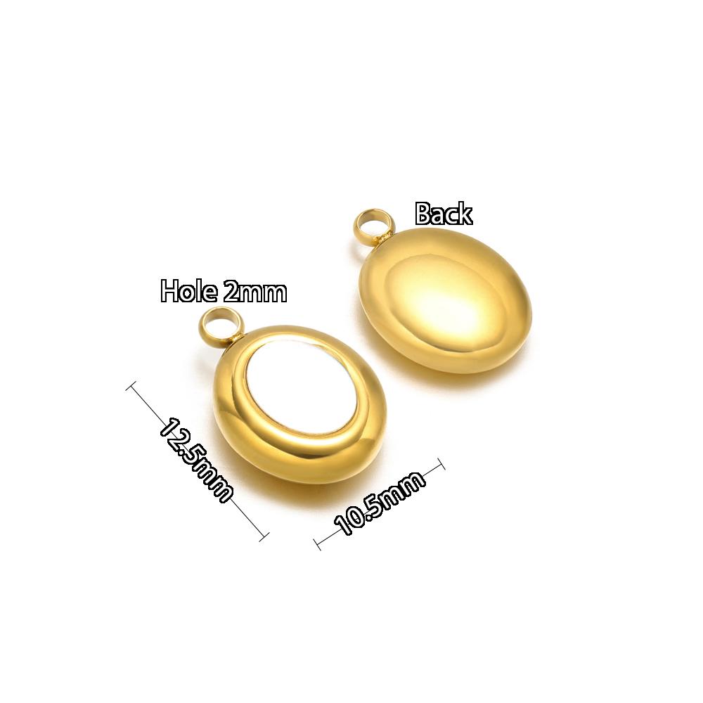 5pcs Stainless Steel Heart Shell Charms  Butterfly Pendants for DIY Jewelry Supplies Women Necklace Findings Earrings Making