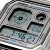Casio Vintage Series A130WE-7A Unisex Analog Digital Watch Silver Metallic Gray