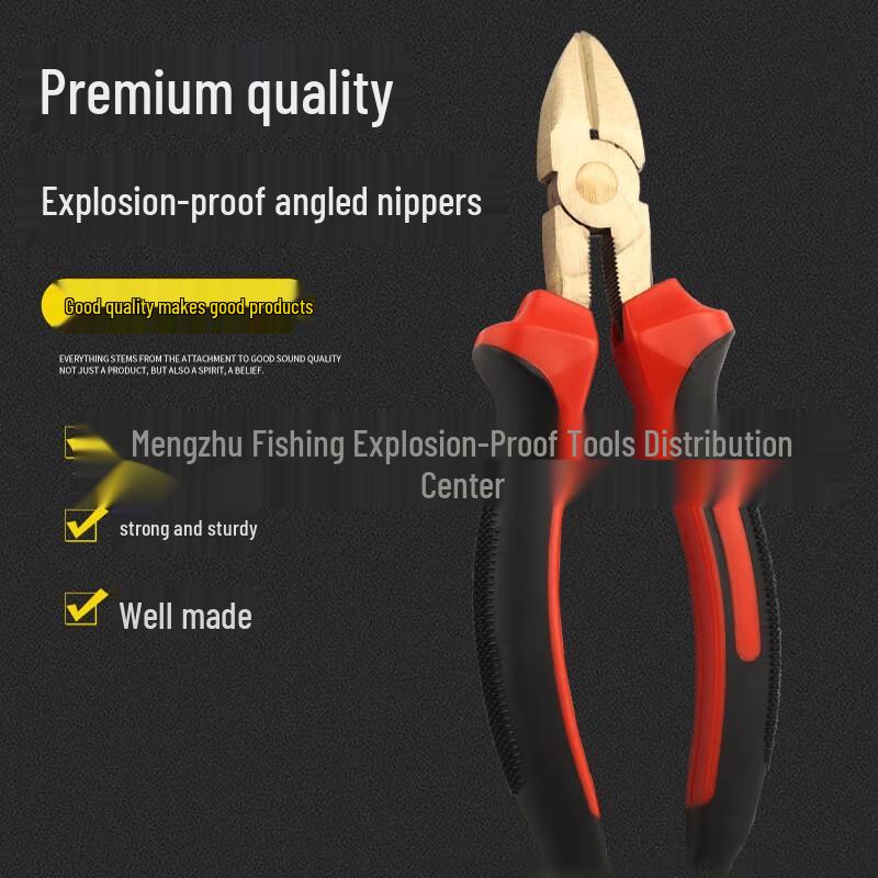 Junfang JF-170 Explosion-Proof Aluminum Bronze Needle-Nose Pliers