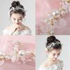 Sitengle Hair Head Dress with Hair Hair Flower Girl Hair Perfect for Entrance and Graduations Ornament, Headband, Children's Pearls, Accessory, Band,