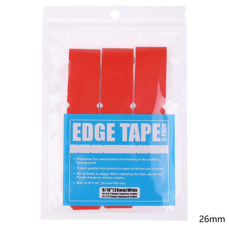 3Pcs Pickleball Racket Edge Sticker Paddle Head Edge Tape Sticker Reduce Impact And Friction Prevention Frame Protective Tape