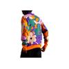 Puma X Perks And Mini P.A.M Floral Pattern Knit Long Sleeve Polo Shirt Men Tops Orange 536004-66
