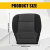 2X Front Passenger Dirver Cloth Bottom Seat Cover For GMC 2015- Yukon Denali