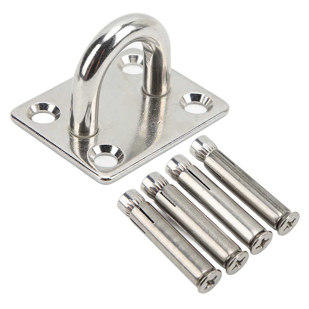 Hammock Hanger Ceiling Mount Bracket Suspension Hook Square Door Buckle 250kg Bearing for Indoor