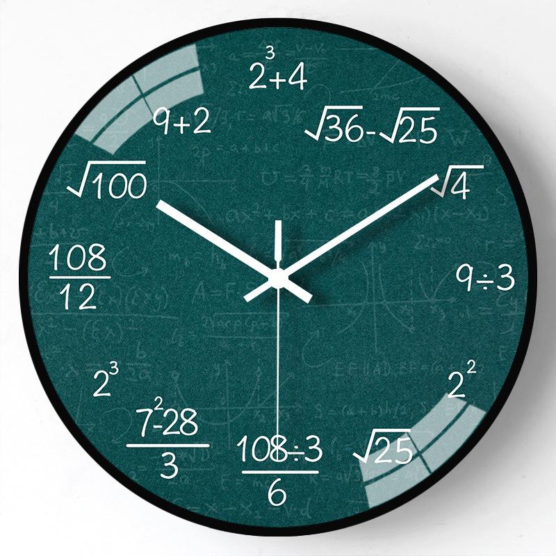 14-Inch 35Cm Light Luxury Home Clock Living Room Bedroom Height Digital Creative Silent Quartz Clock Creative Wall Clock